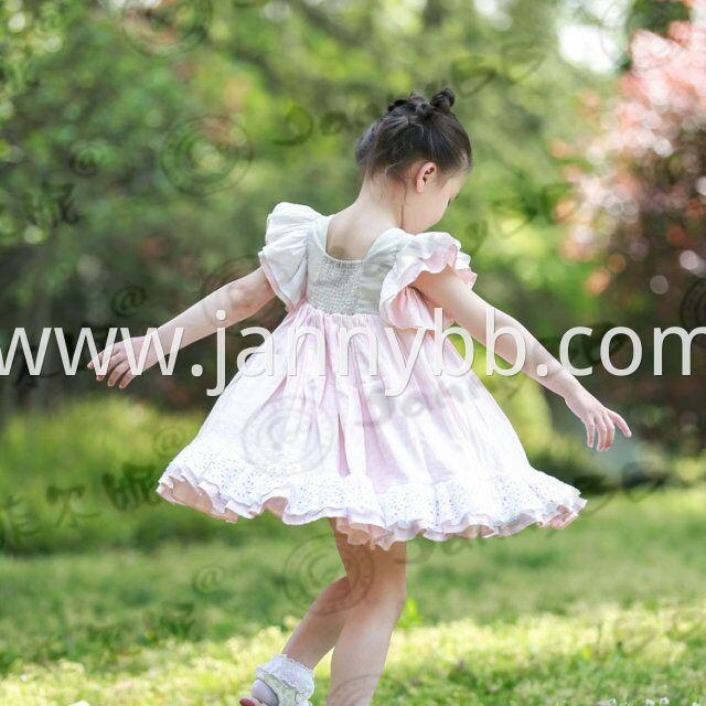 girls flutter sleeve dress 